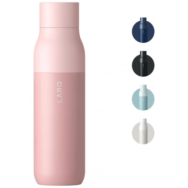 ectqe3ywxwc00b_0 jpg - Garrafa Térmica para Água 500mL em Aço Inoxidável Isolada para Camping, Escritório e Viagens, LARQ Bottle Twist Top, Rosa