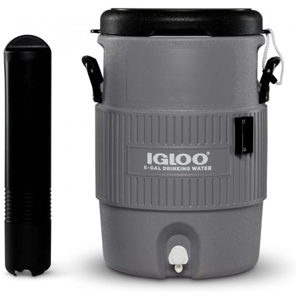 ectqgpnxsvg80b_0 jpg - Cooler Térmico para Bebidas 18 L com Dispensador e Porta Copos, IGLOO, Cinza