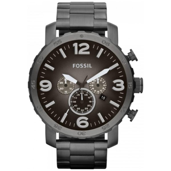 ectqiypksl900b_0 jpg - Relógio Masculino Analógico de Quartzo com Pulseira de Aço Inoxidável e Cronógrafo, Fossil 2013, Preto