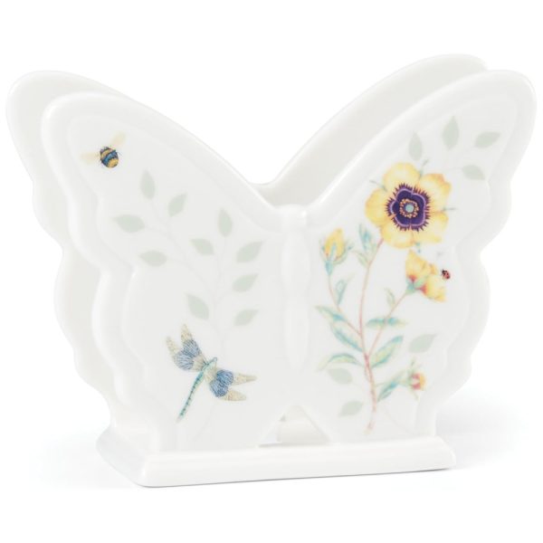 ectqkcck6l680b_0 jpg - Porta Esponja em Porcelana, Lenox Butterfly Meadow, Branco