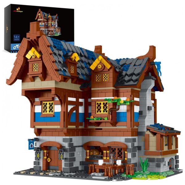 ectqkhrvr9rb0b_0 jpg - Kit de Construção Taverna Medieval Criativa com 3451 Peças, JMBricklayer, Marrom