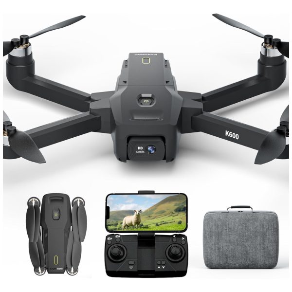 ectqmb1dxj1d0b_0 jpg - Drone K600 com 2 Câmeras 1080P para Crianças e Adultos, Lente Ajustável 90 , Retenção Automática, VR FPV e Bateria 1800mAh, Karuisrc, Preto