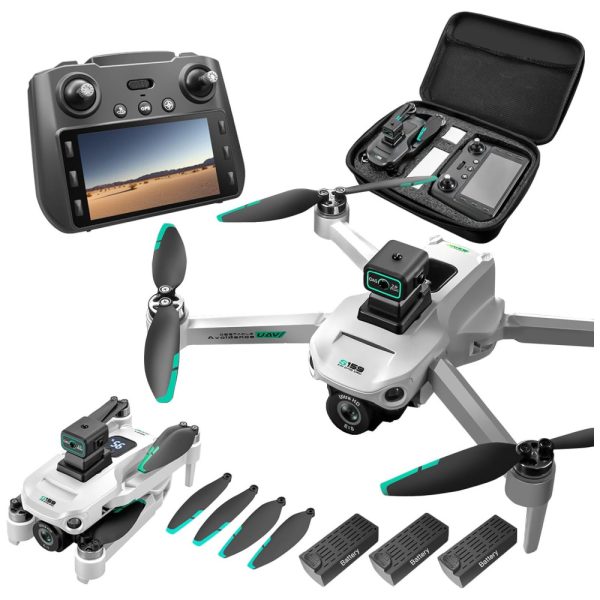 ectqmtglk6kd0b_0 jpg - Drone 4K GPS UHD para Adultos, Controle Remoto 5G com Tela, Retorno de Uma Tecla, Câmera Dupla e Prevenção de Obstáculos, Jardhom, Branco