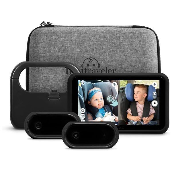 ectqrrrxp8gc0b_0 jpg - Babá Eletrônica Kit de Viagem com Monitor Digital, Câmera sem Fio para Carro, Visão Noturna e Banco de Energia, Tiny Traveler, Preta