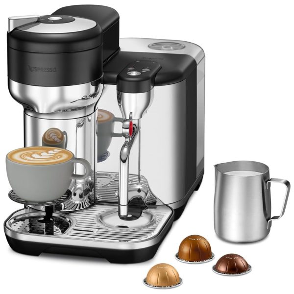 ectqvyd3l51c0b_0 jpg - Máquina de Café com 3 Configurações Personalizáveis e Bocal de Leite, 110V 1350W, Breville Nespresso Vertuo Creatista BVE850BTR, Preta