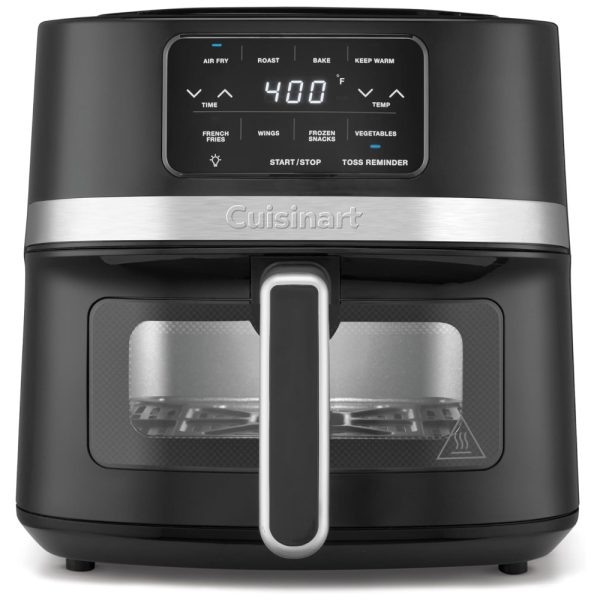 ectqxv7tv89d0b_0 jpg - Air Fryer 4,20 Litros com 4 Programas, Cesta e Peças Laváveis, 110V 1600W, Cuisinart Air 160, Preta