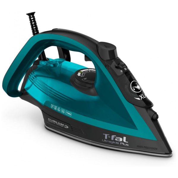 ectqy2wglqn90b_0 jpg - Ferro de Passar a Vapor com base em Durilium, 1800W, 110v, T FAL FV5841U0, Azul