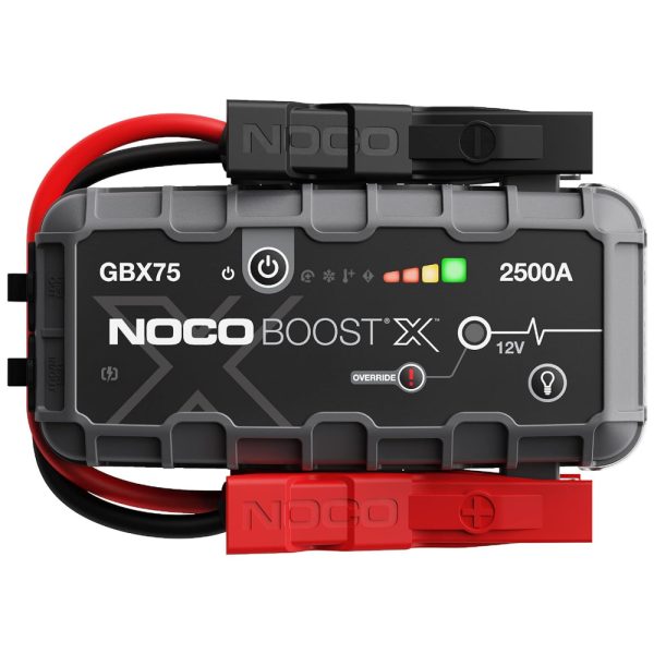 ectqyt6dkyw80b_0 jpg - Auxiliar de Partida Jump Start Portátil, Bateria de Lítio de 2500A, 12V para Veículos a Gasolina de até 8,5L e Diesel até 6,5L, NOCO GBX75