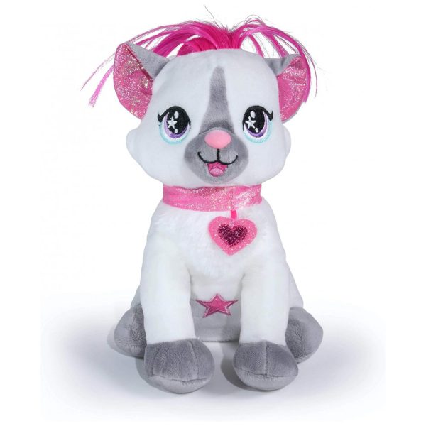 ectqyvccqt480b_0 jpg - Pet Starz Catianna a Gata Rockstar, Reproduz Sons e Dança Sua Coleira Vira Pulseira Idade 5, WOWWEE 4342, Branco