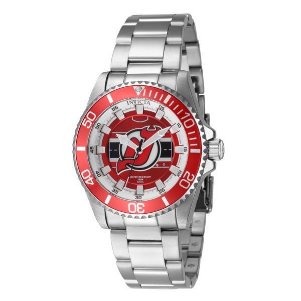 ectq12224_gz_vni_0 jpg - Relógio Feminino NHL New Jersey Devils com Pulseira em Aço Inoxidável, Invicta ZG42221, Prata e Vermelho