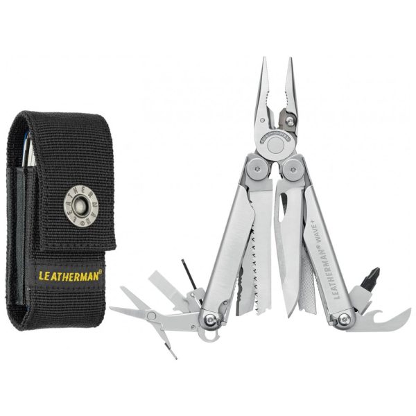 ectq12pbjm970b_0-1 jpg - Alicate Multifuncional 18 em 1, Aço Inoxidável com Estojo de Nylon, LEATHERMAN, Prata