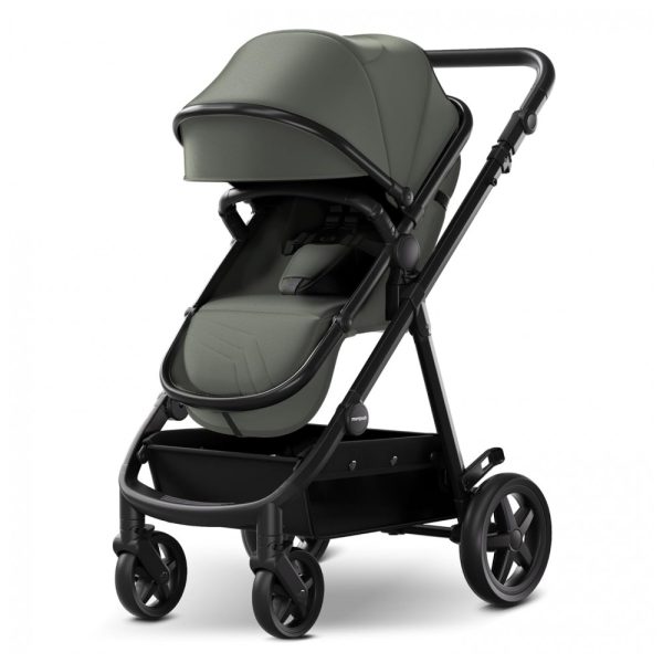 ectq12vjcnhb0b_0 jpg - Carrinho de Bebê para Passeio 2 em 1 com Modo Berço, Compatível com Assento de Carro Infantil, Mompush, Verde Escuro