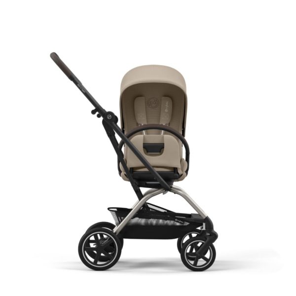 ectq17z6mp2d0b_0 jpg - Carrinho de Bebê com Assento Giratório 360 e Compatível com Assentos de Carro, CYBEX Eezy S Twist 2 V2, Bege