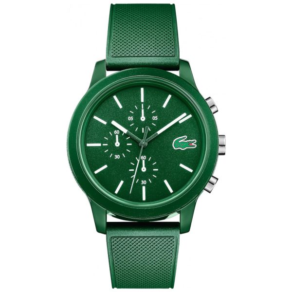 ectq18b3t4g70b_0 jpg - Relógio Masculino de Quartzo Automático, com Pulseira de Silicone, LACOSTE 2010973, Verde