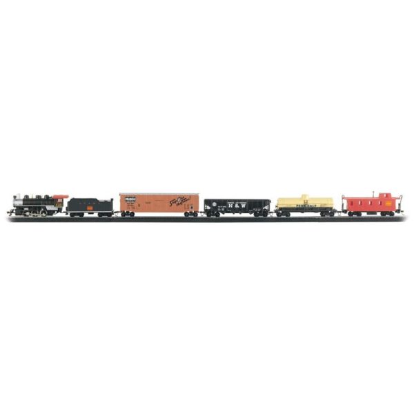 ectq1isi00000b_0 jpg - Conjunto de Trem Trenzinho Elétrico 155 Peças, BACHMANN TRAINS 626, Preto