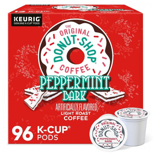 ectq1pxnpkp70b_0-1 jpg - Cápsulas K Cup Keurig de dose única, café torrado leve com sabor Pitada de Hortelã 96u1u2espresso, THE DONUT SHOP, Marrom