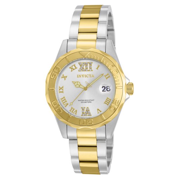 ectq25821_vni_0-1 jpg - Relógio Feminino Pro Diver, Invicta 12852, Prata e Dourado