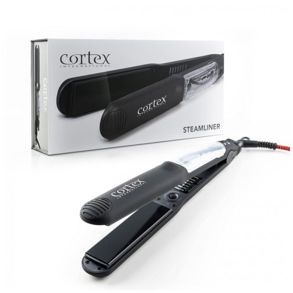 ectq2ex10tb00b_0-1 jpg - Chapinha Prancha de Cabelo com Vapor e Iron Placas de Cerâmica, 110v, CORTEX PROFESSIONAL CTX STMBKR, Preto