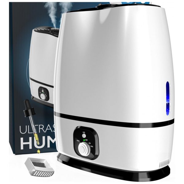 ectq2kd9pm470b_0 jpg - Umidificador Ultrassônico de 6L Silencioso com Função Aromaterapia, 110v, EVERLASTING COMFORT Humidifier for Bedroom, Branco