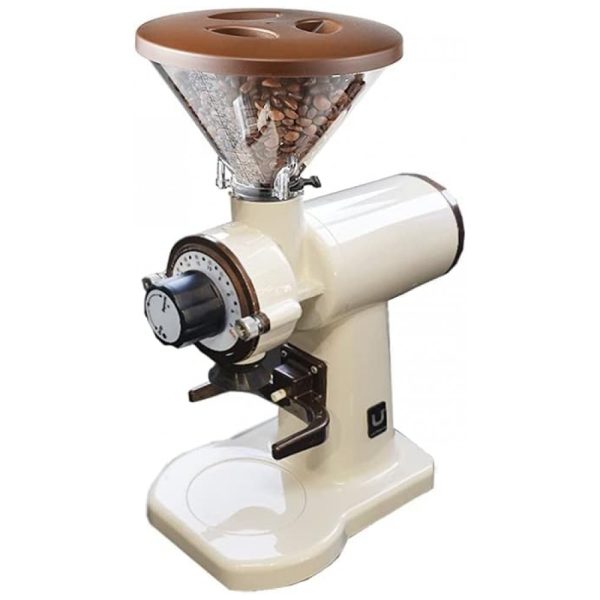 ectq2npq3t480b_0 jpg - Moedor de Café Elétrico 20 Níveis de Moagem até 250g Aço Inoxidável, 250W, 110v, URBANIC 070s Beige Titanium Burr, Creme