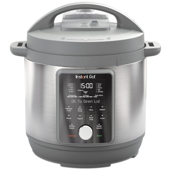 ectq2rsstzm90b_0 jpg - Panela de Pressão Elétrica 8 Litros de Capacidade 9 em 1 com Controle Digital, Instant Pot Duo Plus, 110V 1200W, Cinza