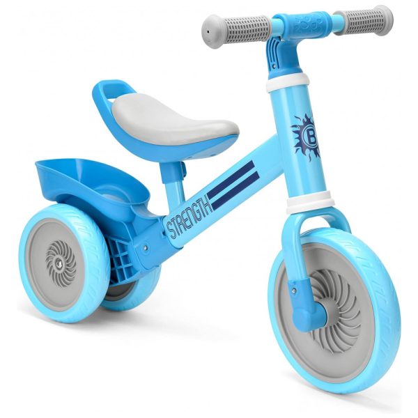 ectq2wfhxhcb0b_0 jpg - Bicicleta sem Pedal com 4 Rodas para Crianças de 2 a 4 Anos, Bakeling, Azul