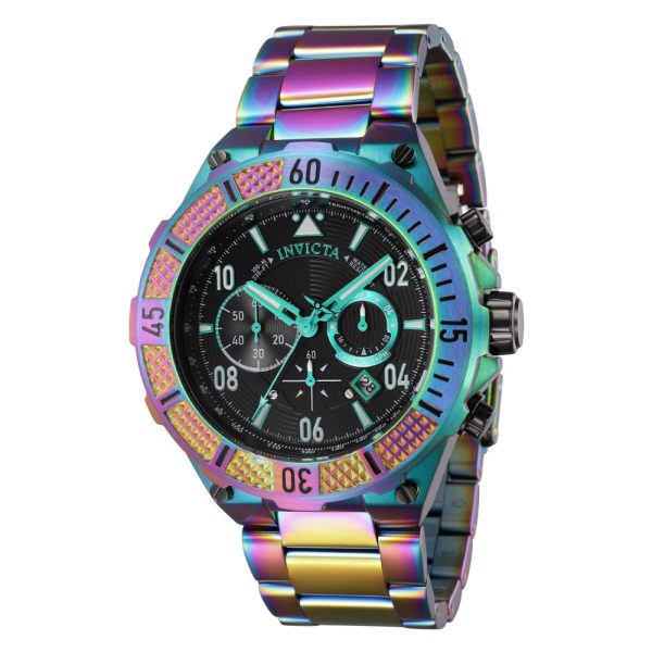 ectq31504_vni_0 jpg - Relógio Masculino com Mostrador de Metal Invicta Aviator, Iridescente 40513