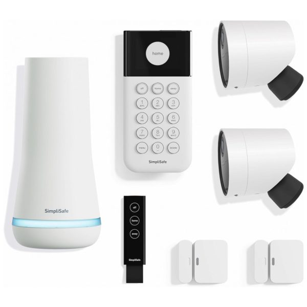 ectq3mj5v9c90b_0 jpg - Sistema de Segurança Residencial Externa sem Fio com 7 Peças, SimpliSafe, Branca