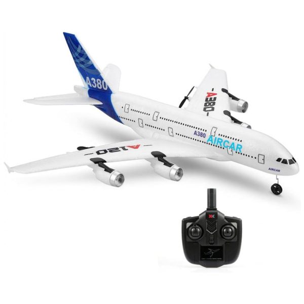 ectq4d4bvcd80b_0 jpg - Airbus A380 Avião de Controle Remoto 2.4G Design 3CH, Idade Recomendada 14, GOOLRC YDB6507477936571TP, Branco