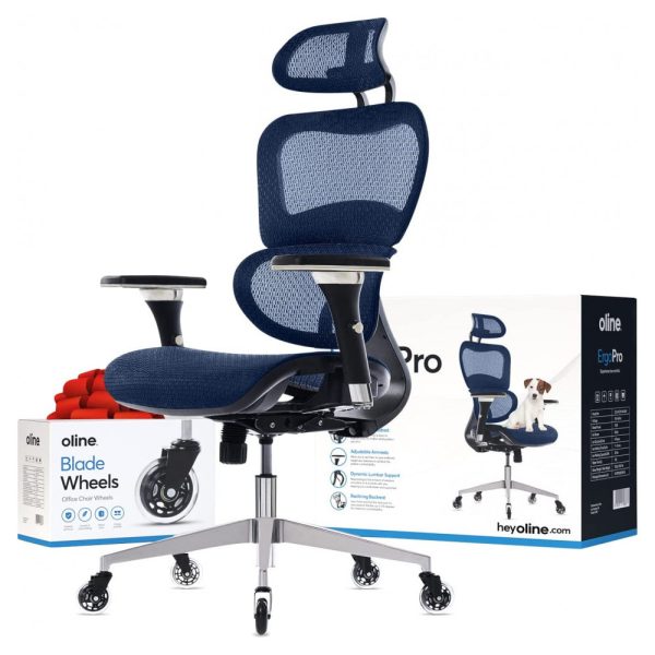 ectq4dlhstx80b_0 jpg - Cadeira de Escritório Ergonômica Giratória e Ajustável com Apoio 3D, OLINE ErgoPro, Azul