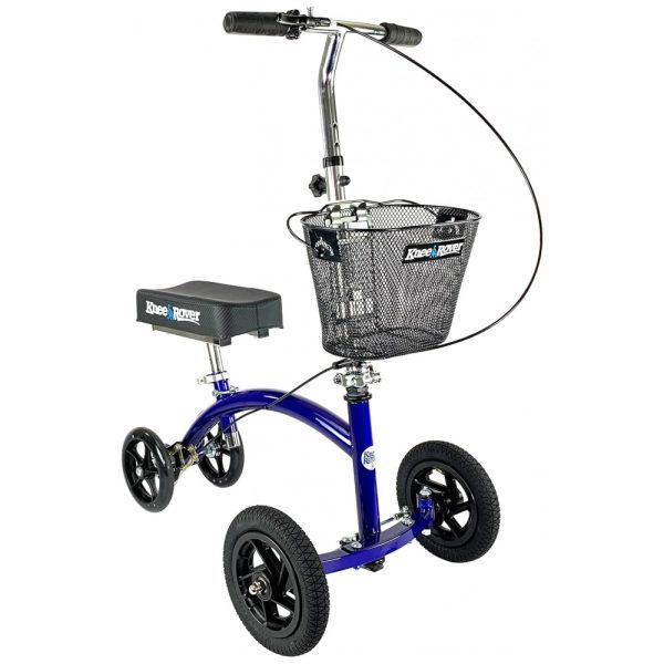 ectq4o6ocyf10b_0 jpg - Andador 4 Rodas com Apoio para Joelho Ideal para Lesões Suporta 136 kg, KNEEROVER KRHYBRID KCPLUS ALL TERRAIN KIT, Azul