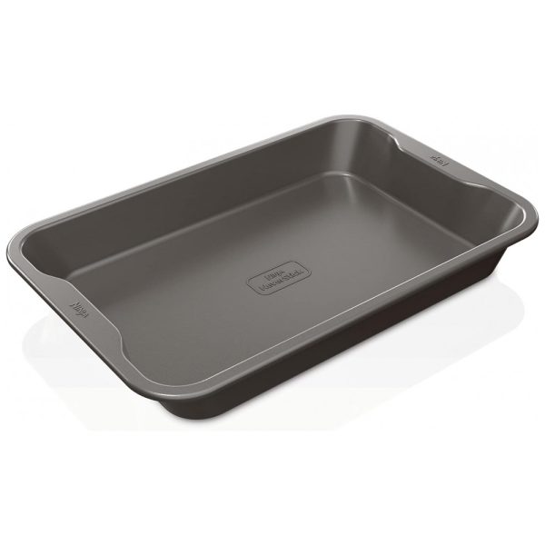 ectq4qch1qz90b_0-1 jpg - Assadeira Antiaderente 22 x para até 260C para Forno, Ninja B30613, Cinza