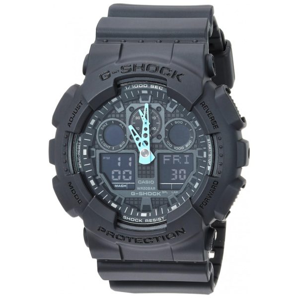 ectq4ydzhbg00b_0-1 jpg - Relógio Masculino Relógio G Shock, CASIO GA 100C 8ACR, Azul