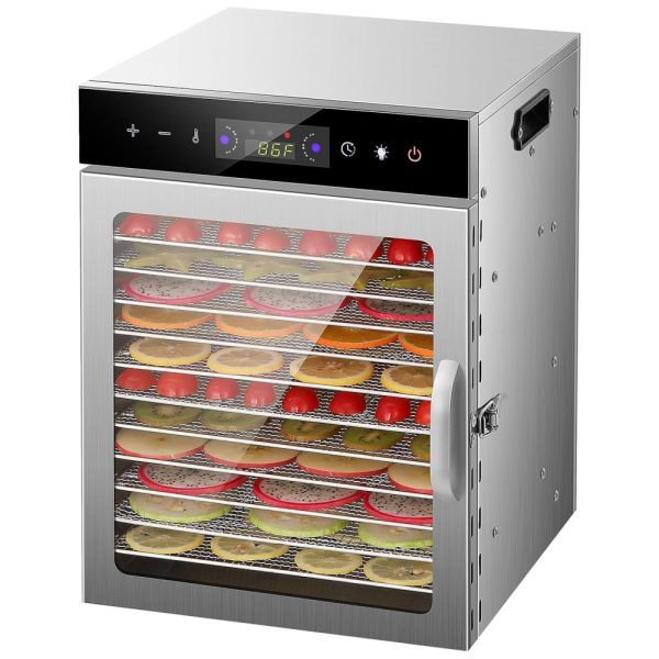 ectq4z4xxjnc0b_0 jpg - Desidratador de Alimentos HOPERAN, 12 Bandejas de Aço Inoxidável, Controle de Temperatura 90 C, Temporizador 24H, 800W