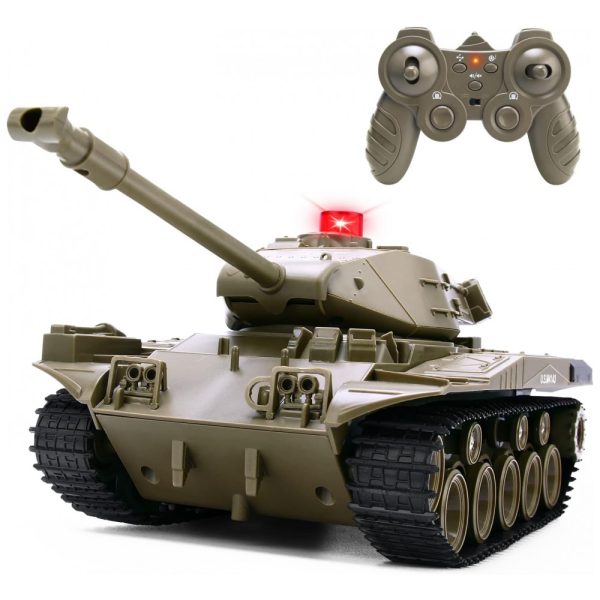 ectq5cv3zzt90b_0-1 jpg - Tanque M41A3 Militar Off Road de Controle Remoto do Exército Americano para Crianças e Adultos, BEAURE