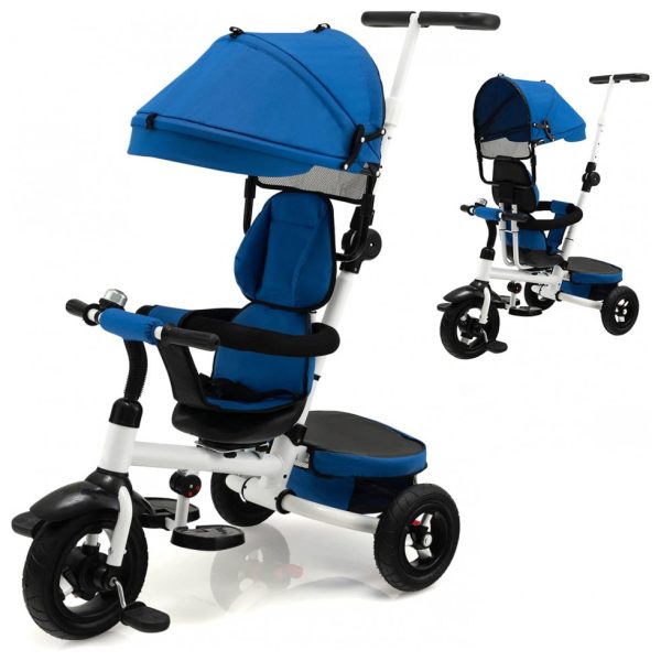 ectq5nynj2670b_0 jpg - Costzon 8808 Triciclo Infantil para Passeio com Assento Ajustável 6 Estágios, Idade Recomendada 2 a 5 Anos, Roxo