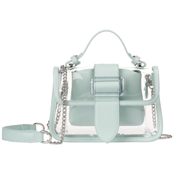 ectq5tjg24790b_0 jpg - KooJ Bolsa Feminina de Ombro 2 em 1 Transparente, Azul Pastel