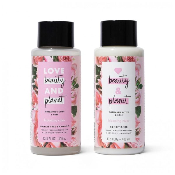ectq61p7p4870b_0-1 jpg - Kit Shampoo e Condicionador Hidratante para Todos os Tipos de Cabelo, 400 mL Cada, LOVE BEAUTY AND PLANET SGB0784P7P16US, Branco