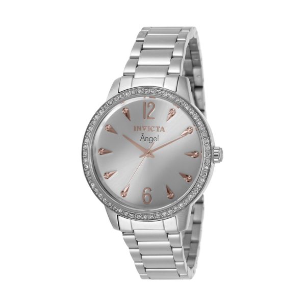 ectq66313_vni_0-1 jpg - Relógio Feminino de Quartzo Angel, Invicta 31366, Prata