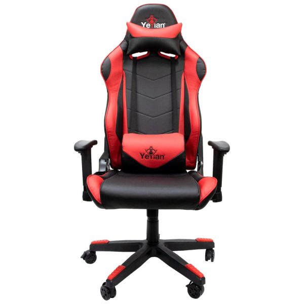 ectq69vjgw280b_0 jpg - YEYIAN Cadeira Gamer Ergonômica Ajustável com Apoio para a Lombar, Vermelha