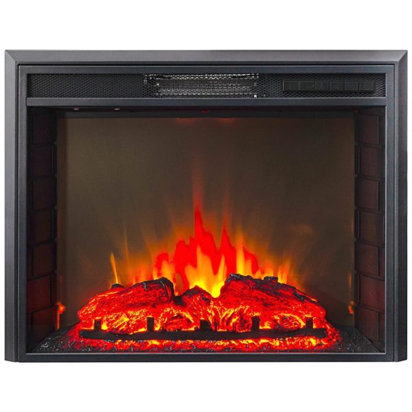 ectq6dk5v2290b_0-1 jpg - Lareira Elétrica de Embutir A53x69L Digital, Luz LED, Chama Ajustável e Temporizador, 110v, FIREBLAZE WHERE WARMTH BEGINS FB SPA26, Preto