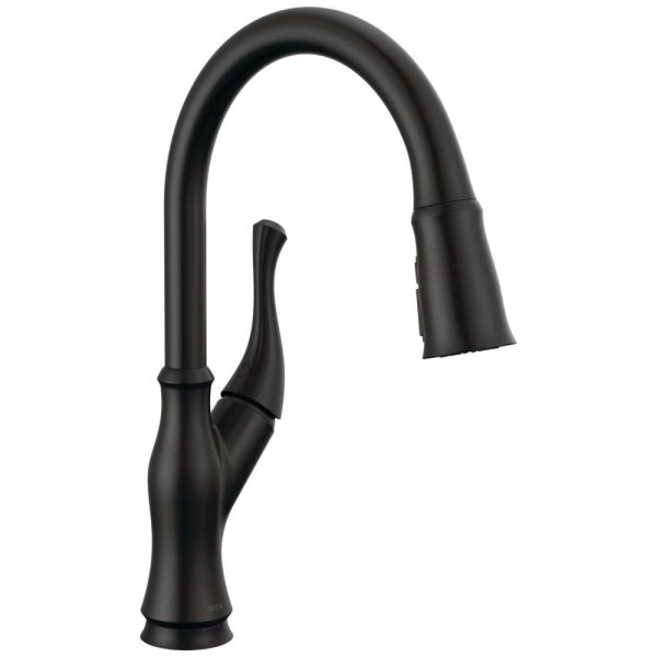 ectq6fb6wbb90b_0 jpg - Torneira Cozinha com Tecnologia Touch2O e Pulverizador Pull Down de Ancoragem Magnética, Delta Ophelia 19888TZ BL DST, Preto Fosco