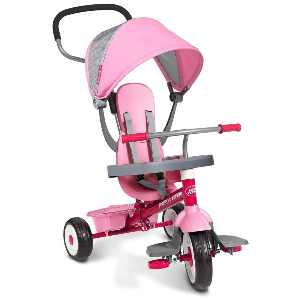 ectq6mt7g4190b_0 jpg - Radio Flyer Pedal Push 4 em 1 Stroll N Trike, triciclo rosa, triciclo para crianças de 1 a 5 anos, bicicleta infantil Exclusive, grande exclusivo rosa