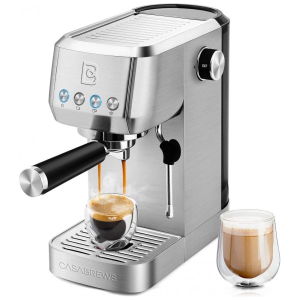 ectq6ty8psrb0b_0 jpg - Máquina de Café Expresso 1.4L, 110V 1350W, CASABREWS, Prata