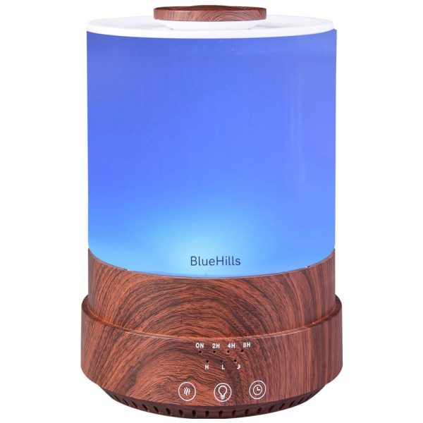 ectq75b7d1k80b_0-2 jpg - Umidificador Ultrassônico Portátil 2.5L com Aromaterapia e 7 Luzes LED, até 30H, 110v, BLUEHILLS, Azul