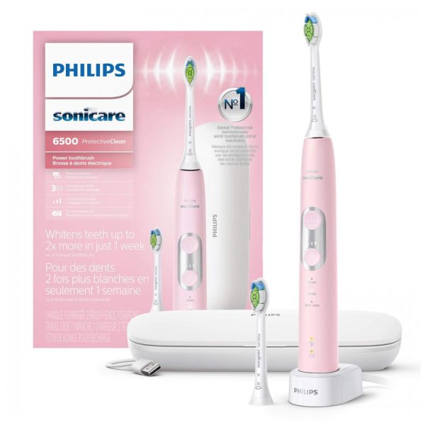 ectq75x3mt480b_0 jpg - ProtectiveClean Escova de Dentes Elétrica, recarregável, com ponta de escova extra, 1 unidade, rosa, PHILIPS SONICARE HX6462, 06, Rosa