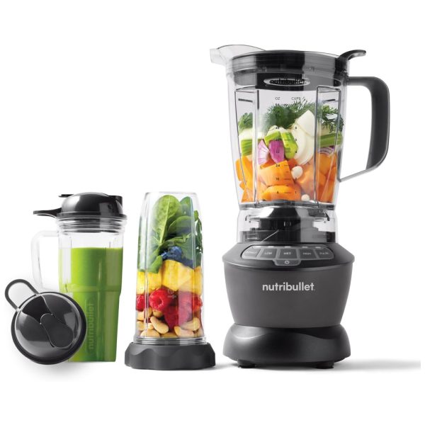 ectq7b82jdrb0b_0-4 jpg - Liquidificador de Bancada 1,9 Litros com 3 Velocidades, 110V 1200W, Nutribullet, Cinza