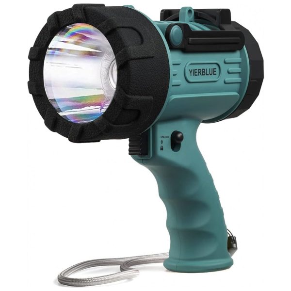 ectq7tl8bt190b_0 jpg - Lanterna 2000LM á Prova D IP67, com Filtro de luz, YIERBLUE, Verde claro