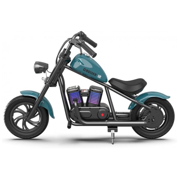 ectq812mwpfc0b_0 jpg - Moto Elétrica Infantil a Bateria 24V 160W com 3 Velocidades, Atinge até 16 KM, H, HYPER GOGO, Azul