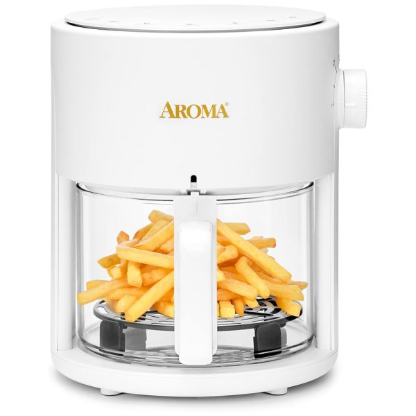 ectq8l8h8npb0b_0 jpg - Fritadeira Elétrica Air Fryer com Cesto 3 Litros de Vidro com Tecnolodia 360 Crisp, 110V 900W, Aroma, Branca